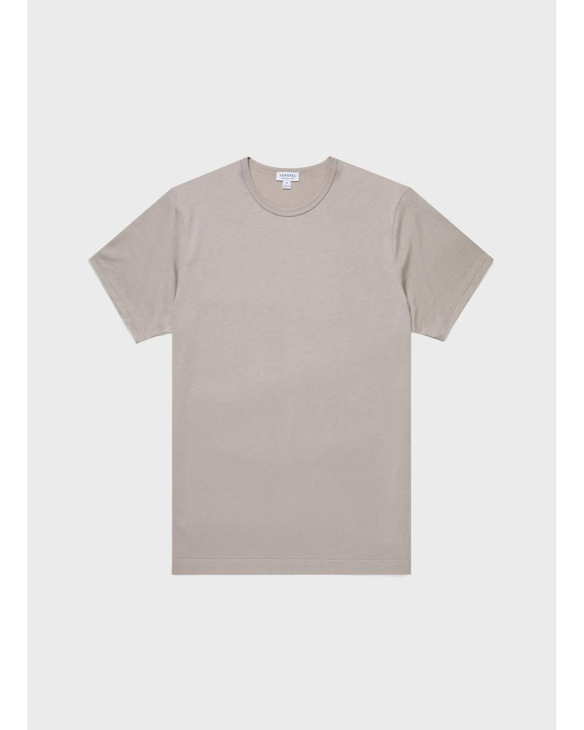 TEE SHIRT SUNSPEL SUPIMA COTON BEIGE