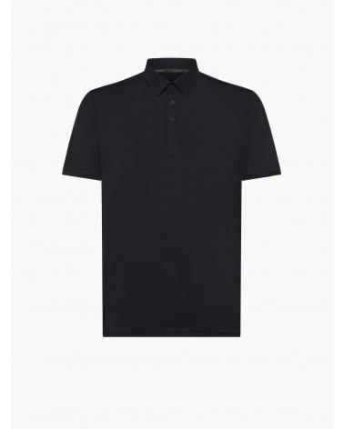 POLO RRD OXFORD LOGO  BLU BLACK