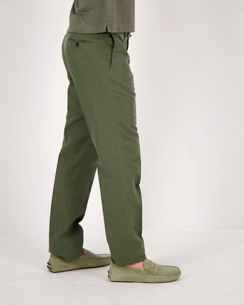 PANTALON INCOTEX REGULAR FIT VERT