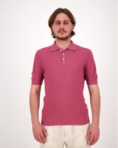 POLO GRAN SASSO MAILLE STRUCTUREE ROSE