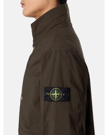 JACKET STONE ISLAND RIPSTOP 4100092 0054 VERT MILITAIRE