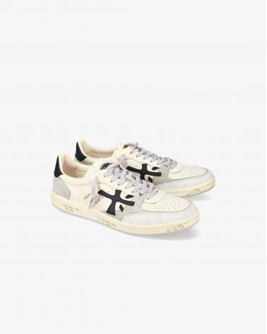 SNEAKERS PREMIATA CLAY 7262 BLANC/NOIR