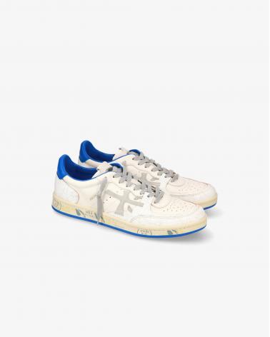 SNEAKERS PREMIATA CLAY 6779 BLANC/BLEU