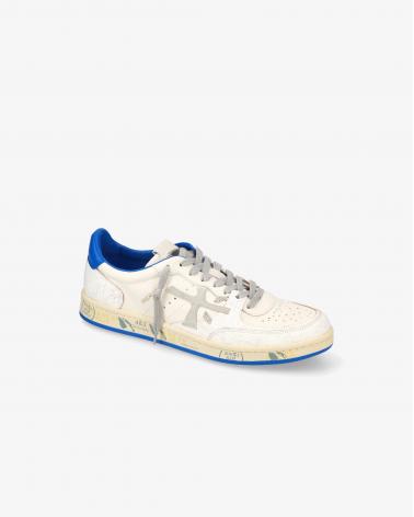 SNEAKERS PREMIATA CLAY 6779 BLANC/BLEU