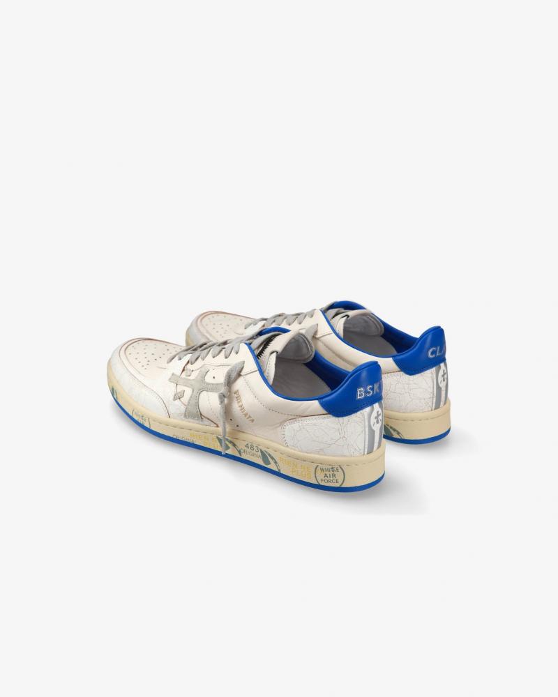 SNEAKERS PREMIATA CLAY 6779 BLANC/BLEU