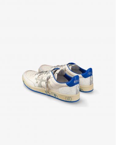 SNEAKERS PREMIATA CLAY 6779 BLANC/BLEU