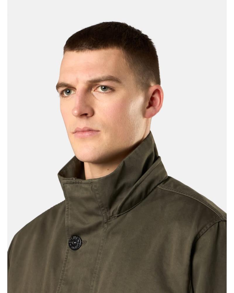 JACKET STONE ISLAND RASO GOMMATO 4100064 0054  VERT MILITAIRE