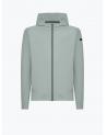 BLOUSON RRD  HOODED ZIP GRIS CLAIR 