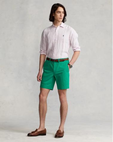 CHEMISE RALPH LAUREN LIN RAYÉE ROSE