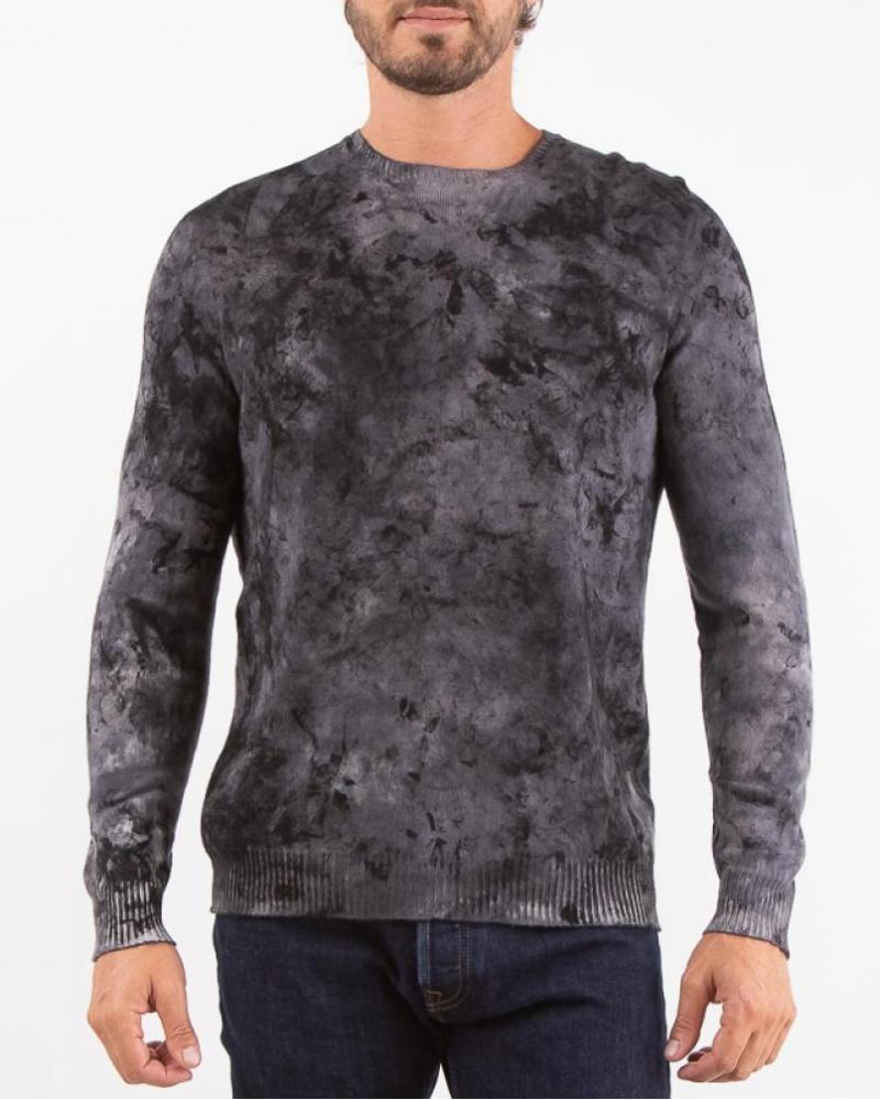 PULL AVANT TOI COL ROND 100%CASHMERE CAMOUFLAGE