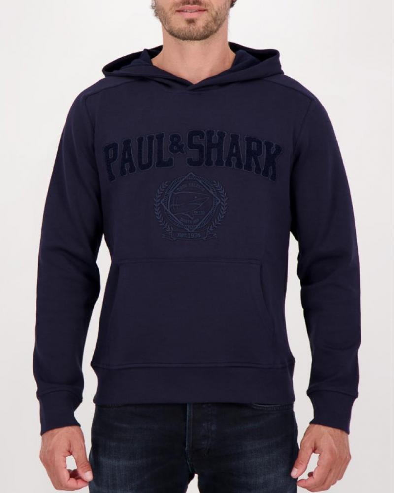 SWEAT HOODED PAUL & SHARK BRODÉ