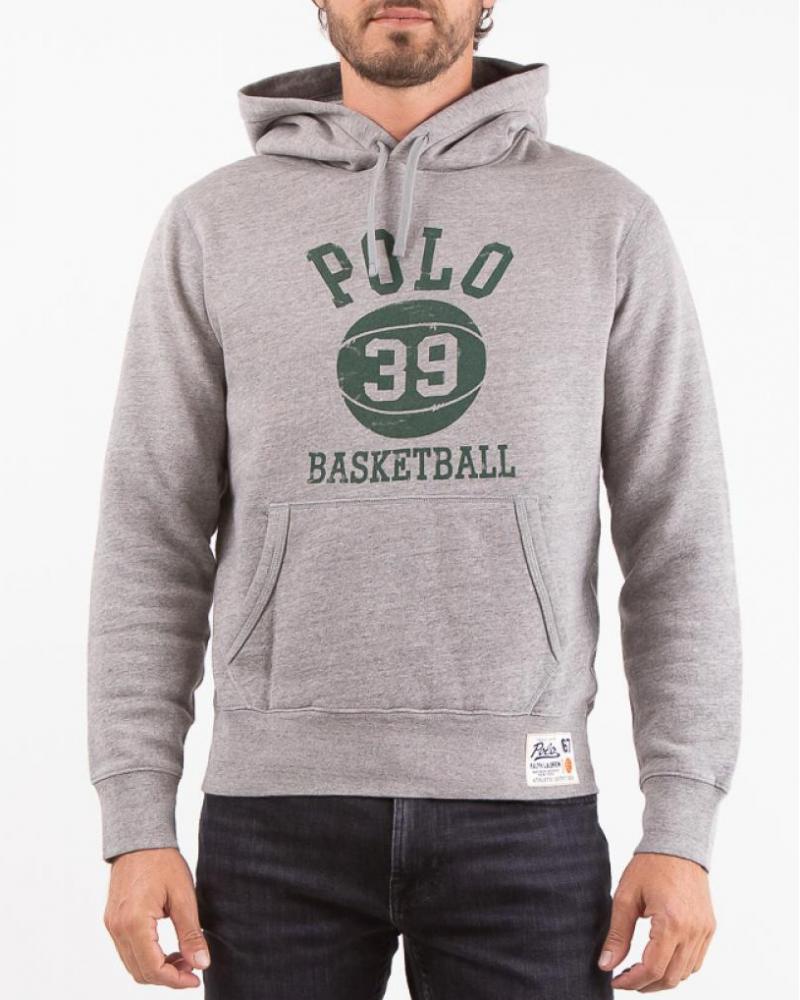 SWEAT HOODIE RALPH LAUREN GRIS