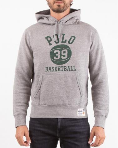 SWEAT HOODIE RALPH LAUREN GRIS