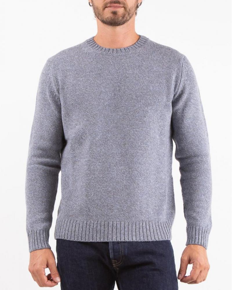PULL COL ROND SUNHOUSE GRIS