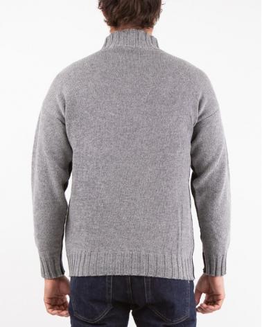 PULL TAGLIATORE BICOLORE/ANTRACITE/FRIS CLAIR
