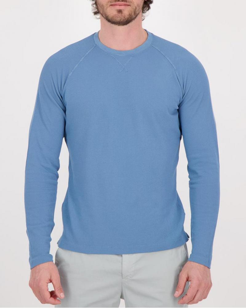 SWEAT ZANONE ICE COTON BLEU
