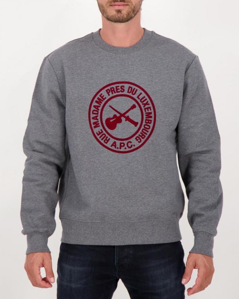SWEAT A.P.C.BOXY GUITARE POIGNARD