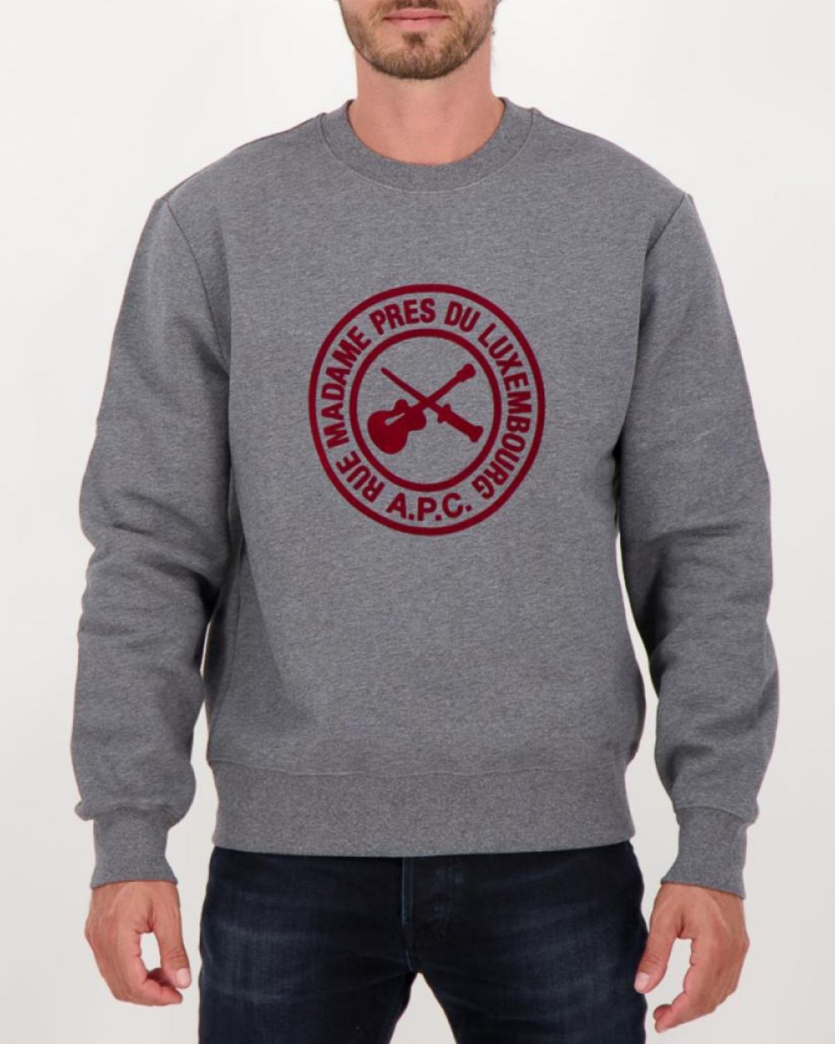 SWEAT A.P.C.BOXY GUITARE POIGNARD
