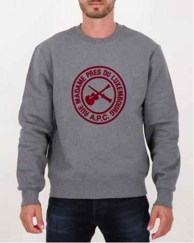 SWEAT A.P.C.BOXY GUITARE POIGNARD