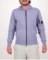 SWEAT CP COMPANY LIGHT ZIP HOODED SS057 774 LAVENDE