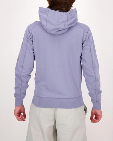 SWEAT CP COMPANY LIGHT ZIP HOODED SS057 774 LAVENDE