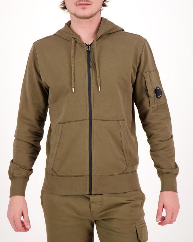 SWEAT CP COMPANY LIGHT ZIP HOODED 057  683