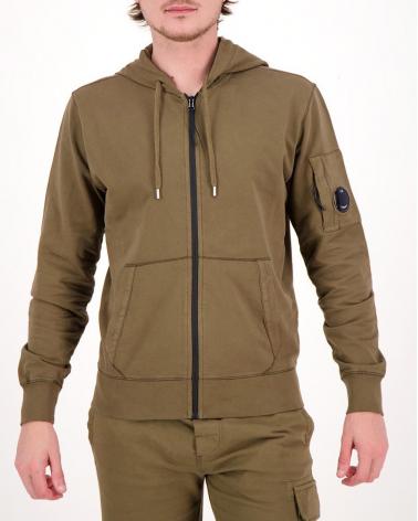 SWEAT CP COMPANY LIGHT ZIP HOODED 057  683