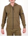 SWEAT CP COMPANY LIGHT ZIP HOODED 057  683