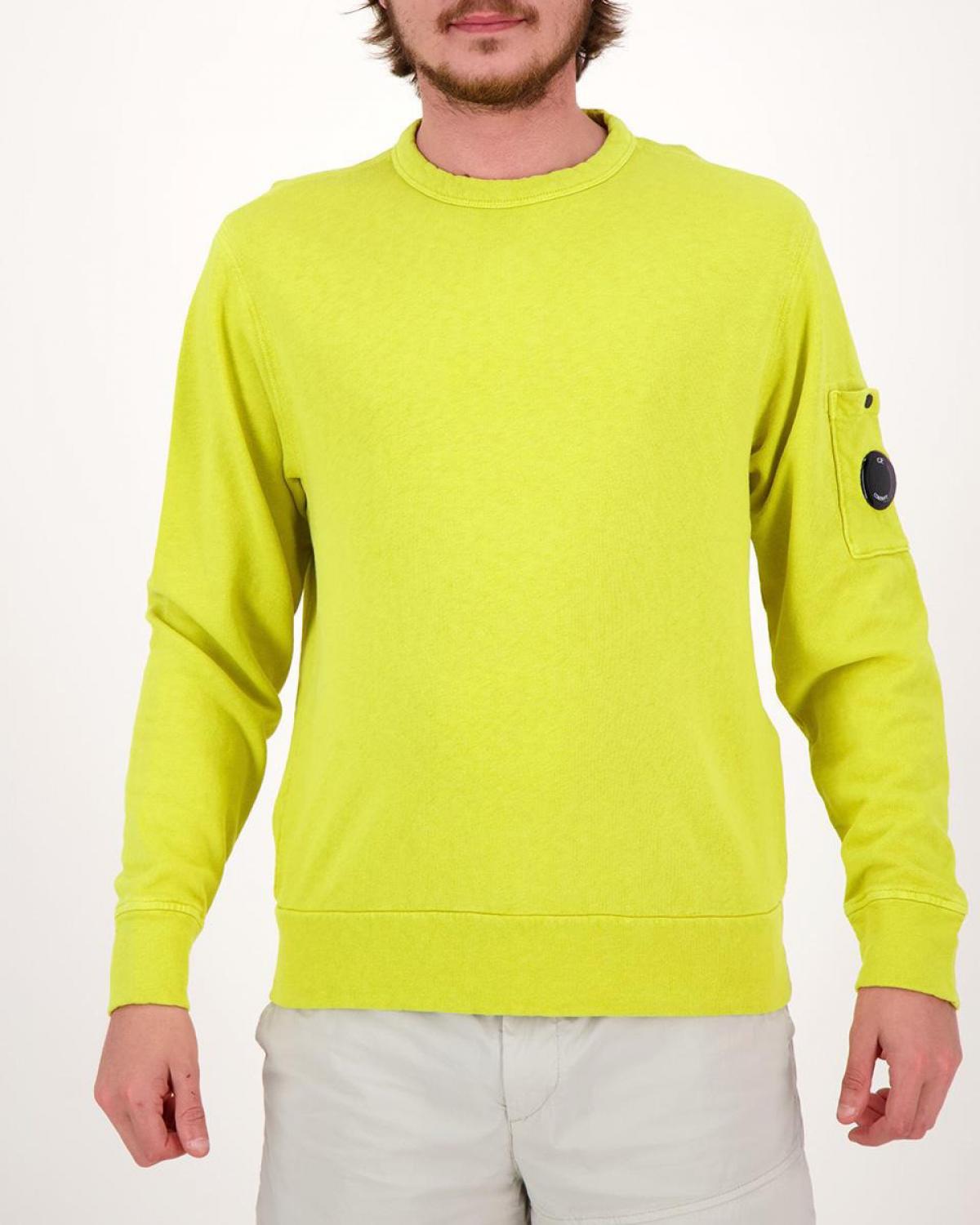 SWEAT  CP.COMPANY COL ROND SS266A  245 JAUNE