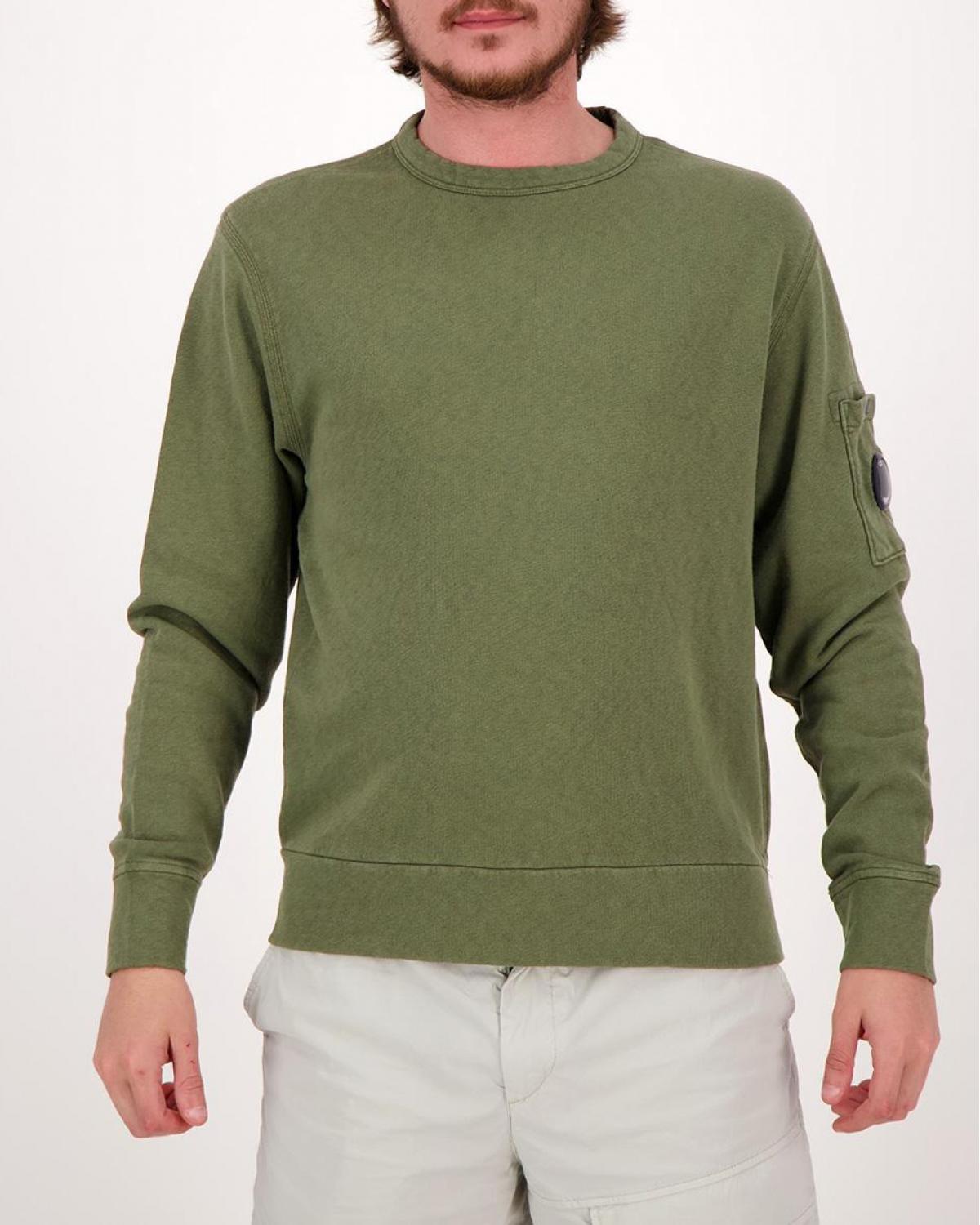 SWEAT CP.COMPANY COL ROND SS266A  669 KAKI
