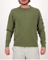 SWEAT CP.COMPANY COL ROND SS266A  669 KAKI