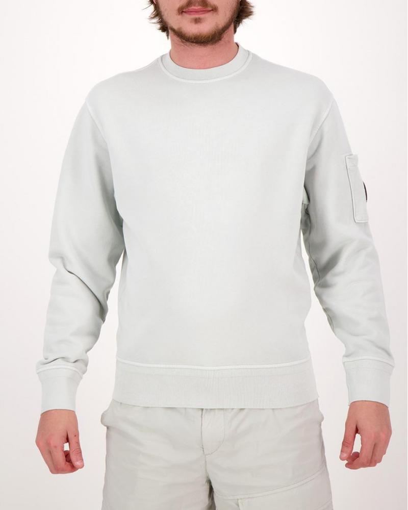 SWEAT CP COMPANY COL ROND SS098 800 GRIS CLAIR