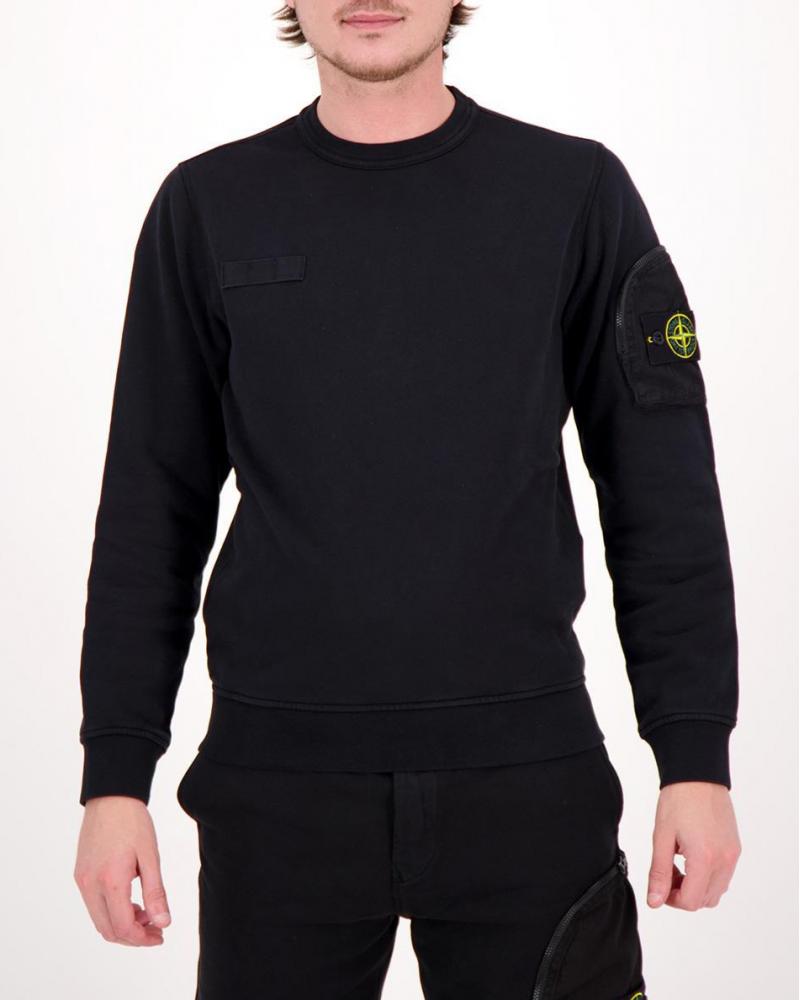 SWEAT STONE ISLAND 61003 0029 NOIR