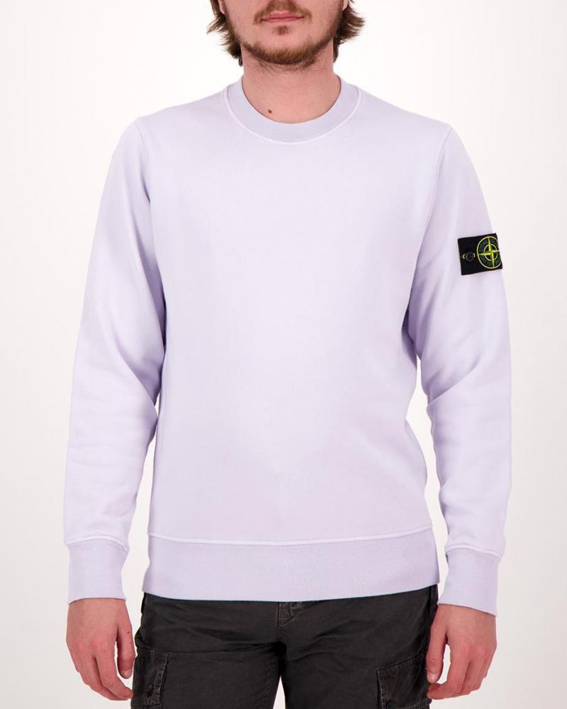 SWEAT STONE ISLAND COL ROND 56 44 51 0088 LILAS
