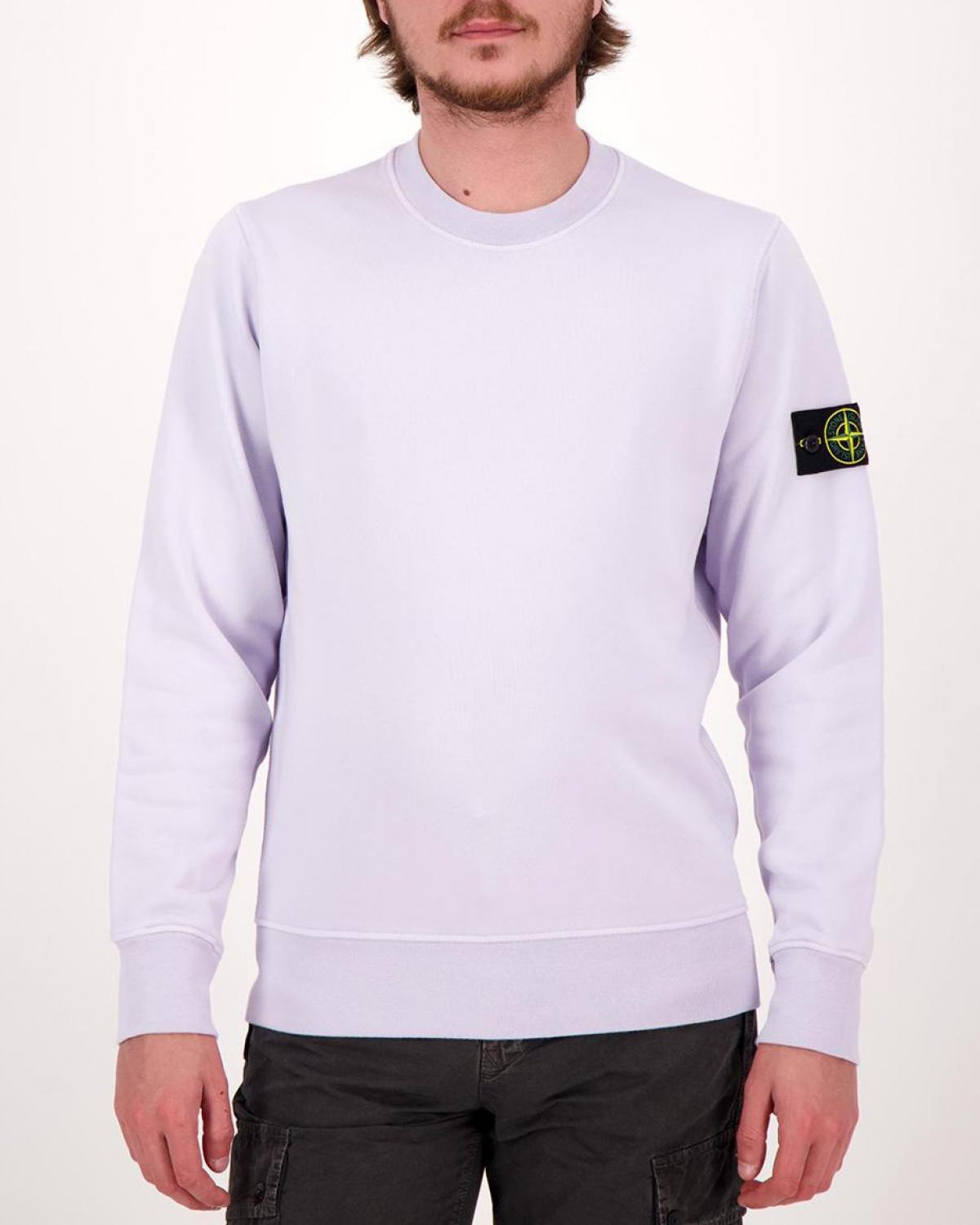 SWEAT STONE ISLAND COL ROND 56 44 51 0088 LILAS