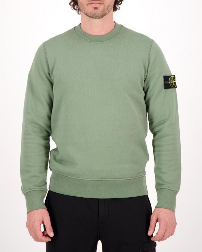SWEAT STONE ISLAND COL ROND 56 44 51 0059 VERT 