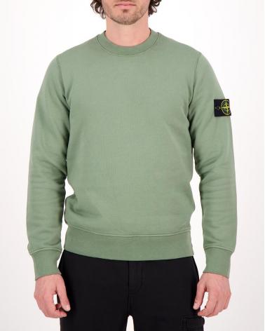 SWEAT STONE ISLAND COL ROND 56 44 51 0059 VERT 