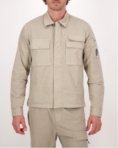SURCHEMISE CP.COMPANY GABARDINE  SH128 327 BEIGE