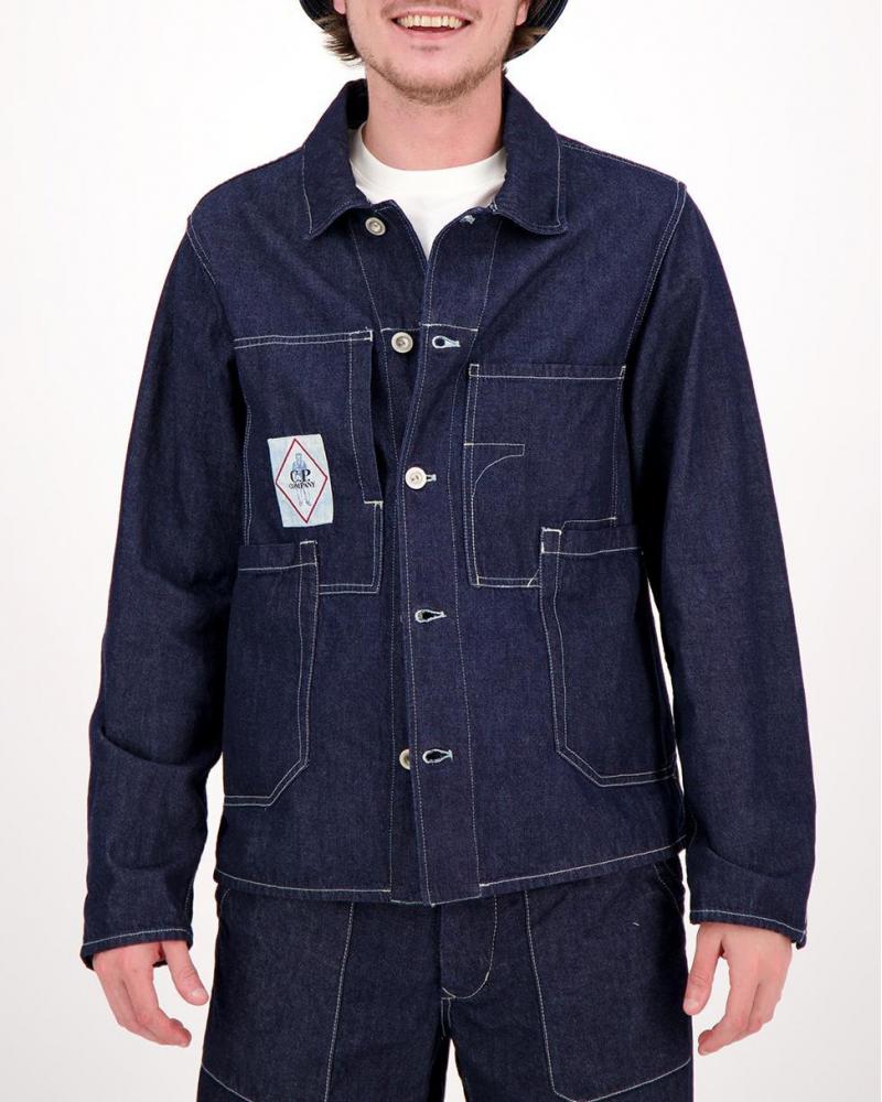 VESTE CP COMPANY  DENIM CHLORE  W156 D08 DENIM
