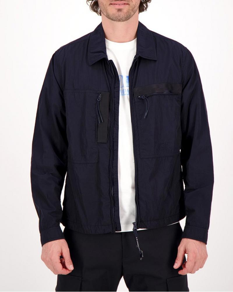 OVERSHIRT CP COMPANY CHROME FULL ZIP  LOGO S092  888