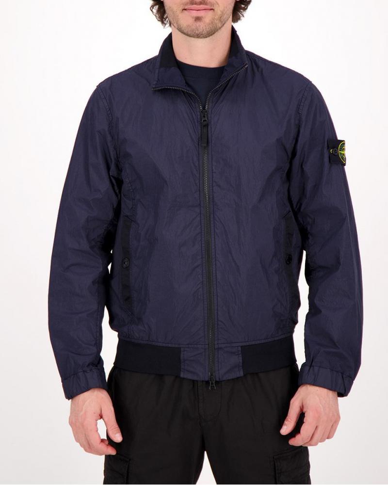 BLOUSON STONE ISLAND 4100037 A23  0020 CRINKLE NYLON Marine