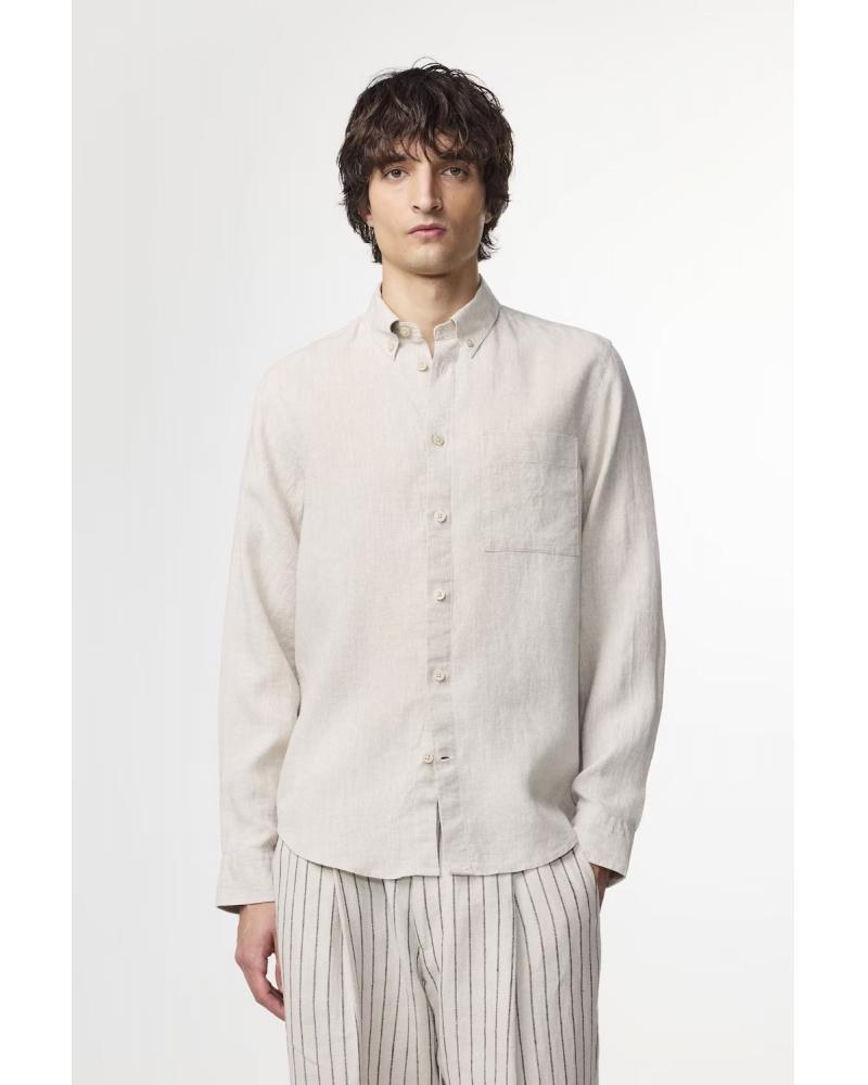 CHEMISE NN07 ARNE LIN BEIGE