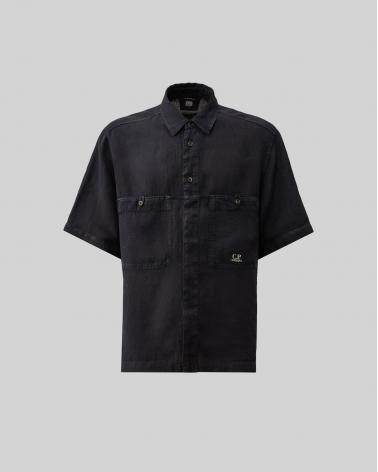 CHEMISE CP COMPANY MSH248 A  888  MARINE SIGLÉE CP  