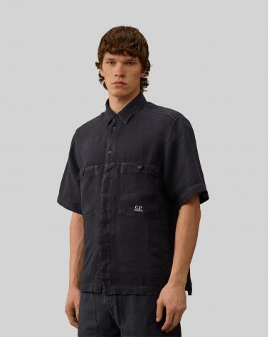 CHEMISE CP COMPANY MSH248 A  888  MARINE SIGLÉE CP  