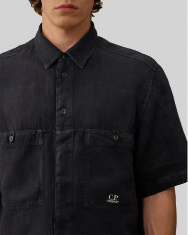 CHEMISE CP COMPANY MSH248 A  888  MARINE SIGLÉE CP  