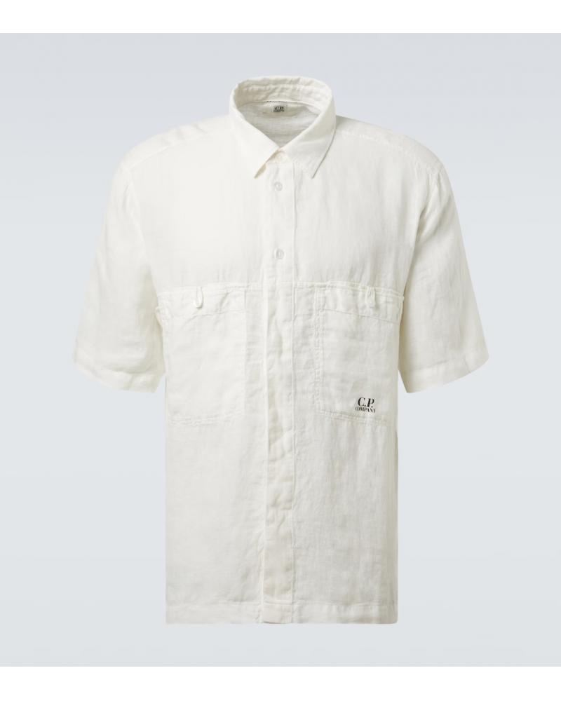 CHEMISE CP COMPANY MSH248 A  103 BLANC SIGLEE CP 