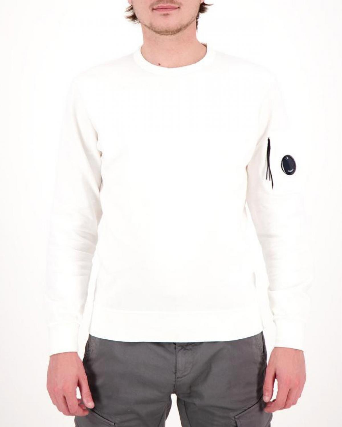 SWEAT CP COMPANY LIGHT SS019 103 BLANC