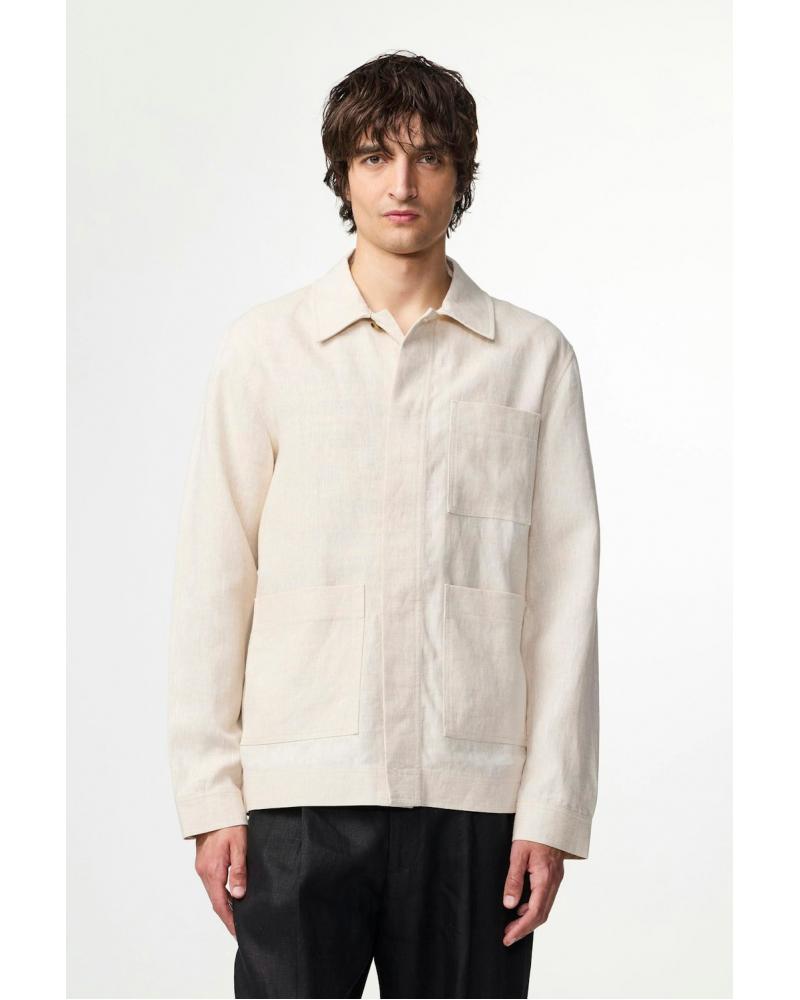 VESTE NNO7  OLAV LIN BEIGE