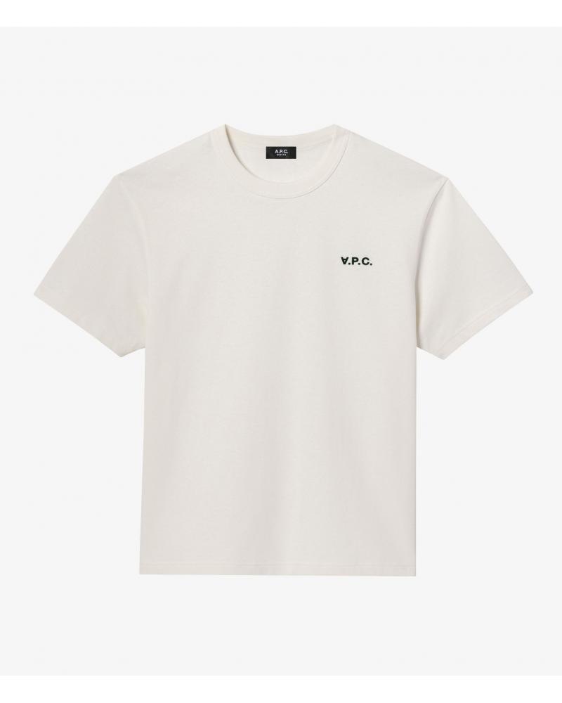 TEE SHIRT A.P.C PETIT BOXY  BLANC /VERT