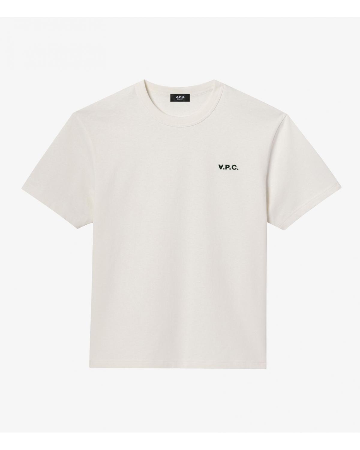 TEE SHIRT A.P.C PETIT BOXY  BLANC /VERT